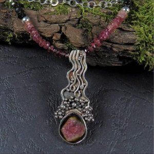 Watermelon Tourmaline Necklace